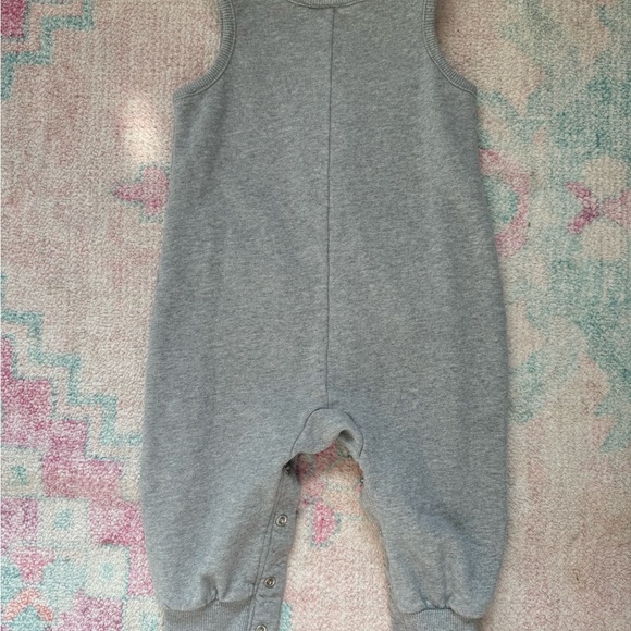 Hanna Andersson Gray French Terry Overalls - Picture 3 of 3